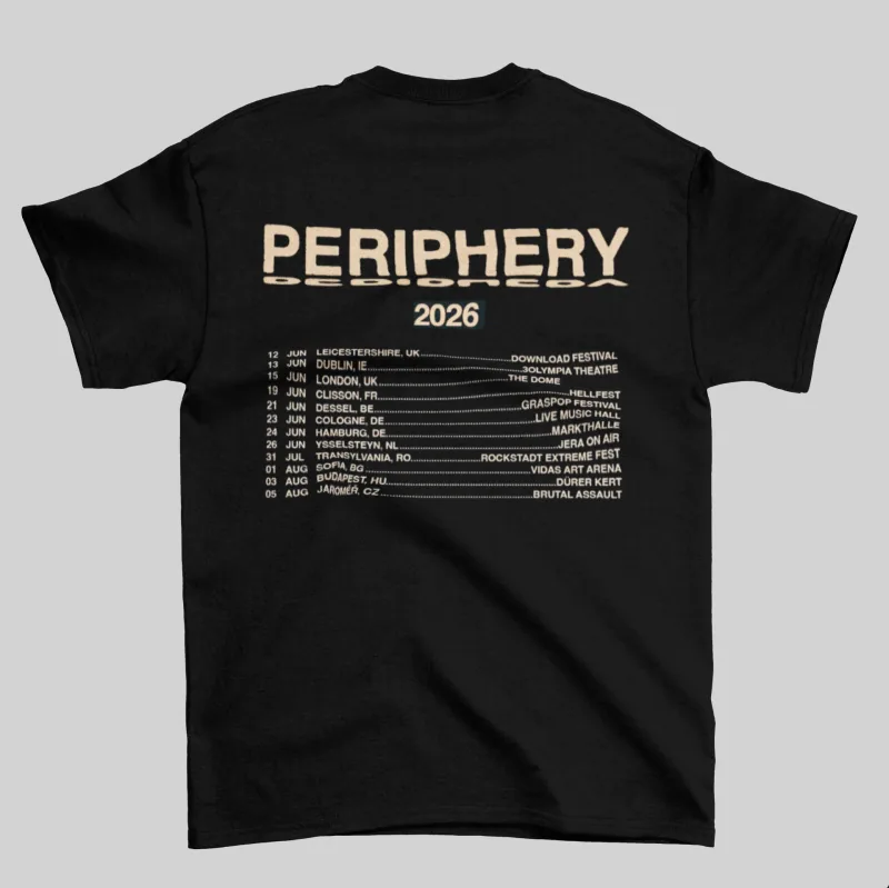 Periphery - Europe Tour 26 gryb teniska